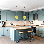 Подвесной светильник со стеклянном плафоном в форме бокала Kaleido варинант исполнения - 33 | Loft Concept в Ульяновске