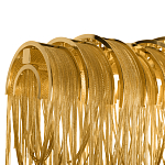 Люстра подвесная с металлическими цепочками и изогнутыми металлическими дугами 72 см Atlantis Chain варинант исполнения - 20 | Loft Concept в Ульяновске