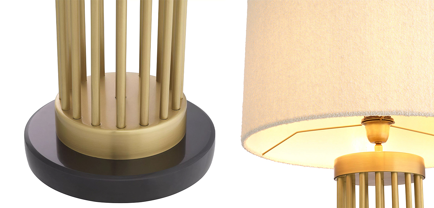 Настольная лампа Eichholtz Table Lamp Condo Brass Настольная лампа Eichholtz Table Lamp Condo Brass - Loft-Concept в Ульяновске