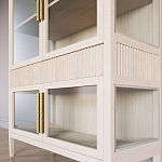 Витрина Primo со стеклянными фасадами и 2 ящиками Светлый дуб варинант исполнения - 5 | Loft Concept в Ульяновске