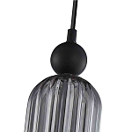 Подвесной светильник с рифленым стеклянным плафоном цилиндрической формы ARTICOLO варинант исполнения - 2 | Loft Concept в Ульяновске