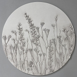 Панно Серые цветы варинант исполнения - 1 | Loft Concept в Ульяновске