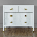 Бельевой Комод с 4 ящиками Elsa Dreams White варинант исполнения - 5 | Loft Concept в Ульяновске