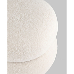 Пуф Полли S тедди белый варинант исполнения - 4 | Loft Concept в Ульяновске