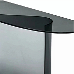 Консоль дымчатого цвета с изогнутым основанием Arabesque варинант исполнения - 1 | Loft Concept в Ульяновске