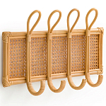 Настенная вешалка из ротанга Wila Wall Hanger M варинант исполнения - 1 | Loft Concept в Ульяновске