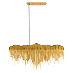 Люстра подвесная с металлическими дугами и длинными цепочками 115 см Atlantis Chain варинант исполнения - 4 | Loft Concept в Ульяновске