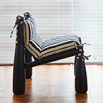 Кресло черно-белое со съемными подушками Celebrity варинант исполнения - 6 | Loft Concept в Ульяновске