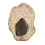 Бра с волнообразным стеклянным плафоном и вставкой из мрамора Liquid Stone варинант исполнения - 6 | Loft Concept в Ульяновске