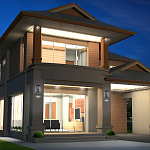 Настенный фонарь уличный прямоугольный черного цвета со стеклом с пузырьками Eurofase варинант исполнения - 6 | Loft Concept в Ульяновске