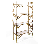 Стеллаж металлический с птичками Primavera варинант исполнения - 2 | Loft Concept в Ульяновске