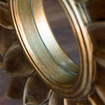 Зеркало-солнце с золотыми с лучами Rays of Peace варинант исполнения - 2 | Loft Concept в Ульяновске