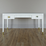 Письменный стол Elsa Dreams White Шпон дерево с двумя ящиками варинант исполнения - 1 | Loft Concept в Ульяновске