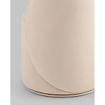 Пуф Loreen со спинкой вращающийся велюр молочный варинант исполнения - 3 | Loft Concept в Ульяновске