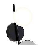 Бра с матовым плафоном в форме шара и зеркальной плоской панелью Lunar Echo  варинант исполнения - 1 | Loft Concept в Ульяновске