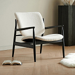 Кресло с каркасом и ножками из древесины и мягкими сиденьем и спинкой Venice варинант исполнения - 6 | Loft Concept в Ульяновске