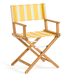 Кресло режиссерское из акации и ткани Geneva варинант исполнения - 6 | Loft Concept в Ульяновске