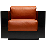 Дизайнерское кожаное кресло Poltronova Saratoga Armchair варинант исполнения - 1 | Loft Concept в Ульяновске