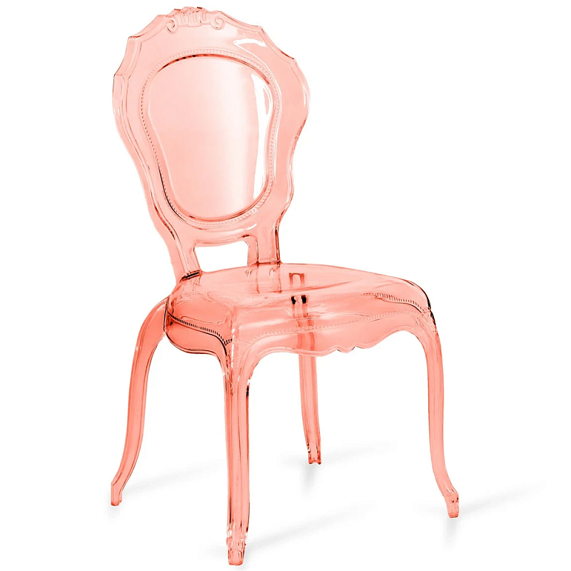 Прозрачный стул розовый LOUIS GHOST CHAIR Pink Розовый Прозрачный стул розовый LOUIS GHOST CHAIR Pink Розовый в Ульяновске | Loft Concept