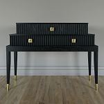 Премиальная Консоль с тремя ящиками Elsa Dreams Black варинант исполнения - 3 | Loft Concept в Ульяновске