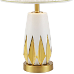 Настольная лампа с абажуром Femia White Gold Table Lamp варинант исполнения - 3 | Loft Concept в Ульяновске