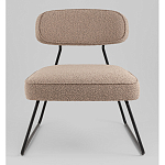 Кресло лаунж Kate букле капучино варинант исполнения - 4 | Loft Concept в Ульяновске