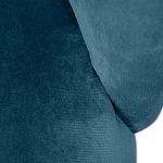 Барный стул вращающийся со спинкой Синий Велюр Vendramin Chair варинант исполнения - 3 | Loft Concept в Ульяновске