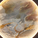 Бра в форме диска черного цвета Borders of Black варинант исполнения - 3 | Loft Concept в Ульяновске