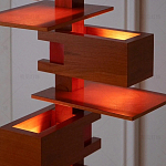 Торшер с каркасом из множества полок Links варинант исполнения - 2 | Loft Concept в Ульяновске