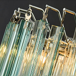 Дизайнерская люстра AQUA Blue Lagoon бирюзовое стекло несколько ярусов варинант исполнения - 4 | Loft Concept в Ульяновске