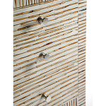 Тумбочка прикроватная Bogense Bone Inlay Bedside Beige варинант исполнения - 3 | Loft Concept в Ульяновске