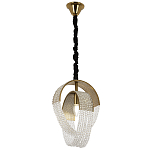 Подвесной светильник с хрустальными подвесками Godard Crystal Ring Hanging Lamp варинант исполнения - 2 | Loft Concept в Ульяновске