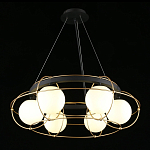 Люстра подвесная круглая с белыми плафонами Martin варинант исполнения - 3 | Loft Concept в Ульяновске