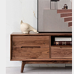 Тумба под телевизориз массива дерева TV Stand made of Walnut Wood варинант исполнения - 3 | Loft Concept в Ульяновске