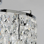 Потолочный светильник круглый с прозрачными подвесками Lunet варинант исполнения - 13 | Loft Concept в Ульяновске