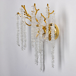 Бра золотого цвета с ветвями и хрустальными подвесками FAIRYTREE Light варинант исполнения - 3 | Loft Concept в Ульяновске