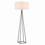 Торшер с основанием конической формы и тканевым абажуром Unusual варинант исполнения - 1 | Loft Concept в Ульяновске