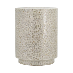 Приставной столик с рисунком из раковин устриц Bone Inlay варинант исполнения - 2 | Loft Concept в Ульяновске