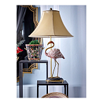 Настольная лампа с абажуром Розовый Фламинго Porcelain Flamingo Lamp варинант исполнения - 2 | Loft Concept в Ульяновске