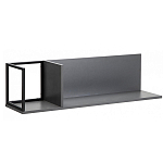 Полка навесная открытая цвета графит Strict Lines  варинант исполнения - 1 | Loft Concept в Ульяновске