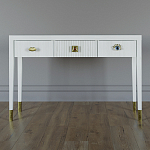 Дизайнерский Письменный стол Elsa Dreams White с тремя ящиками варинант исполнения - 1 | Loft Concept в Ульяновске
