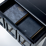 Черная тумба с выдвижным ящиком Monica варинант исполнения - 4 | Loft Concept в Ульяновске