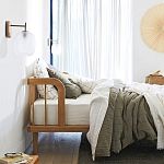 Кровать из массива дуба с пружинным блоком Mateta варинант исполнения - 8 | Loft Concept в Ульяновске