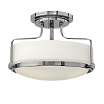 Потолочный светильник с круглым матовым белым плафоном Hinkley варинант исполнения - 9 | Loft Concept в Ульяновске