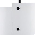 Потолочный светильник круглый светодиодный Semicircular White Panels белый варинант исполнения - 1 | Loft Concept в Ульяновске