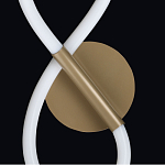 Бра с белым плафоном в форме восьмерки и круглым основанием Luke Lampco Tracer Lamp варинант исполнения - 5 | Loft Concept в Ульяновске