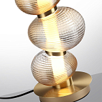 Настольная лампа с 3-мя рифлеными стеклянными шарами Marcelh Light варинант исполнения - 4 | Loft Concept в Ульяновске