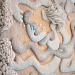 Тканый вручную монументальный настенный гобелен Soft Inception варинант исполнения - 2 | Loft Concept в Ульяновске