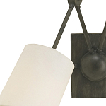 Бра с двумя тканевыми абажурами в форме цилиндра Prerequisites варинант исполнения - 1 | Loft Concept в Ульяновске