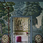 Обои ручная роспись Malmaison Special Colourway on Auguste scenic paper варинант исполнения - 2 | Loft Concept в Ульяновске